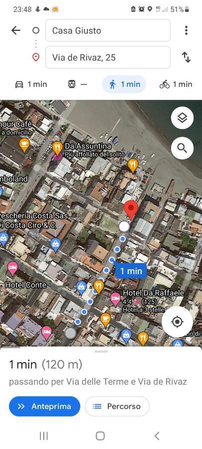 Apartamento Casa Giusto Isquia Exterior foto